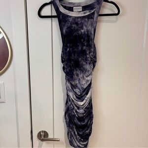Runaway the label  Tie-Dye Ruched mini Dress
